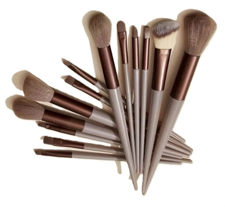 13 Piece Makeup Brush Set W/ Bag