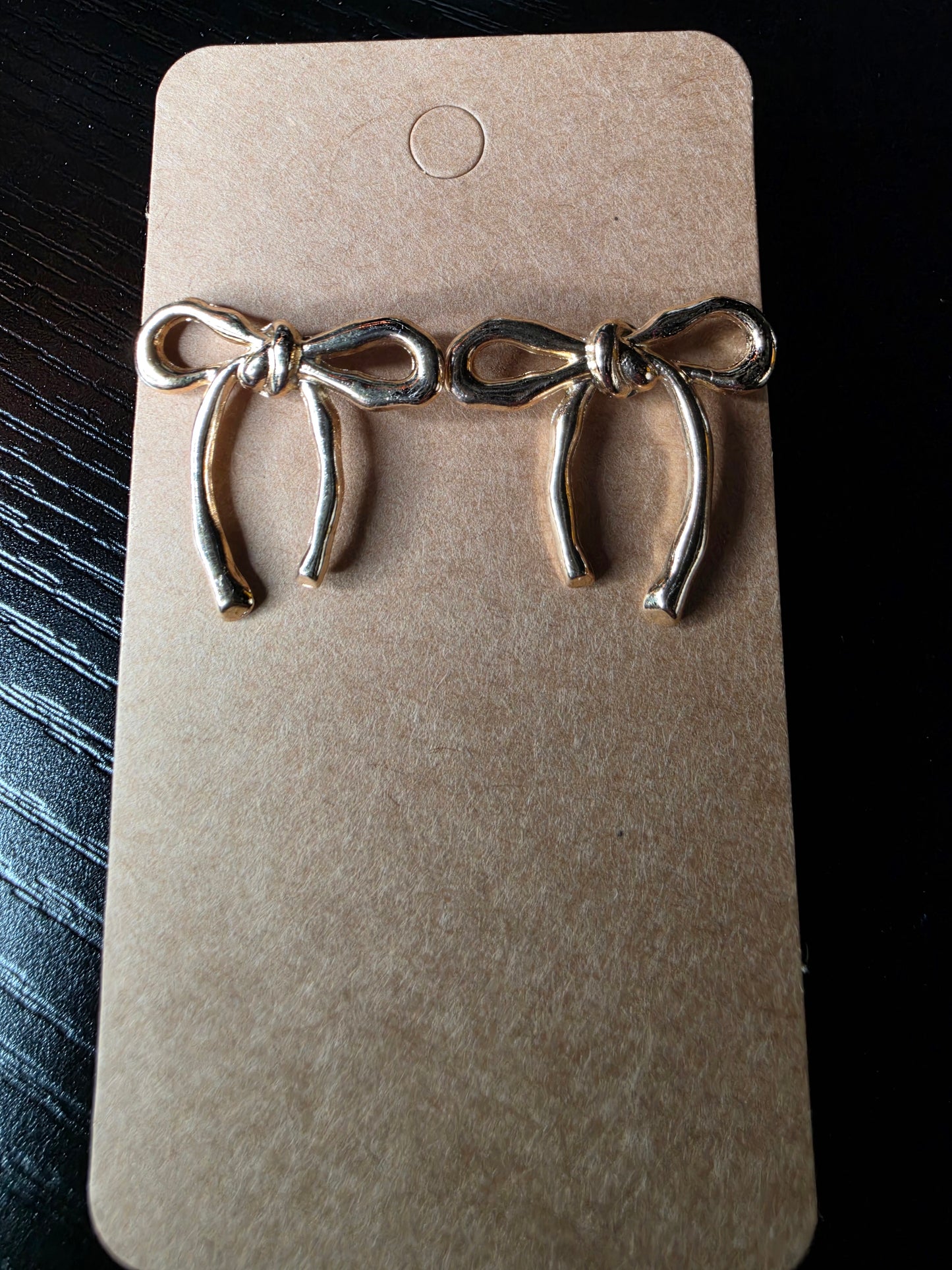 Golden Bow Beauties Earrings