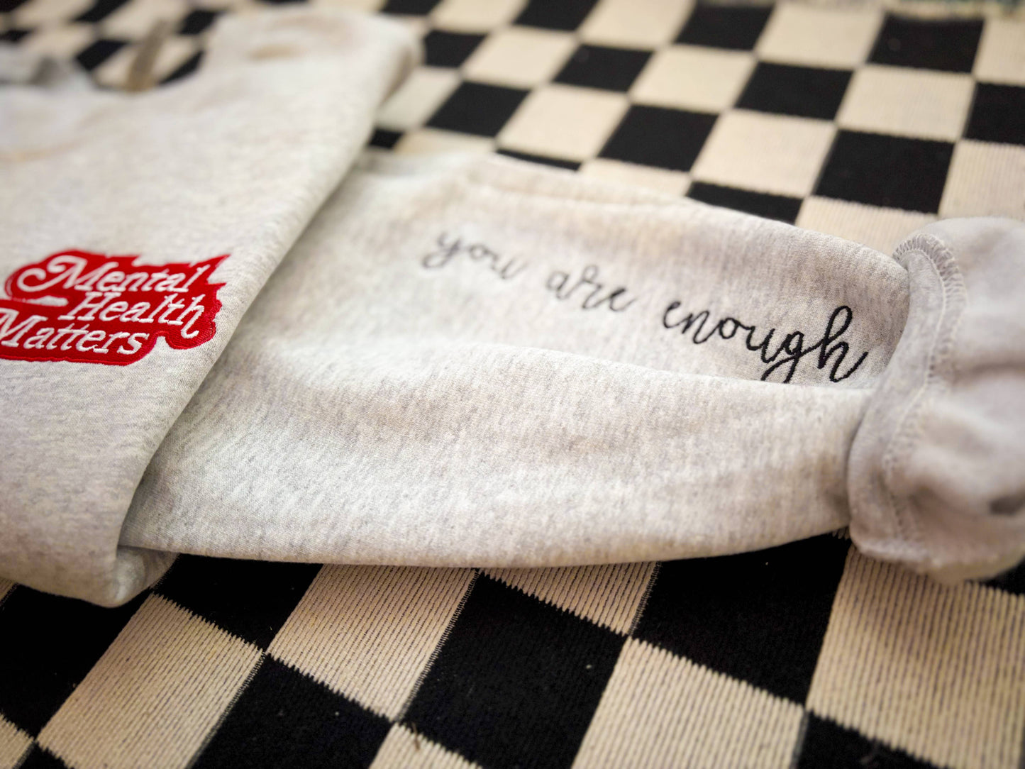 Mental Health Matters Embroidered Crew