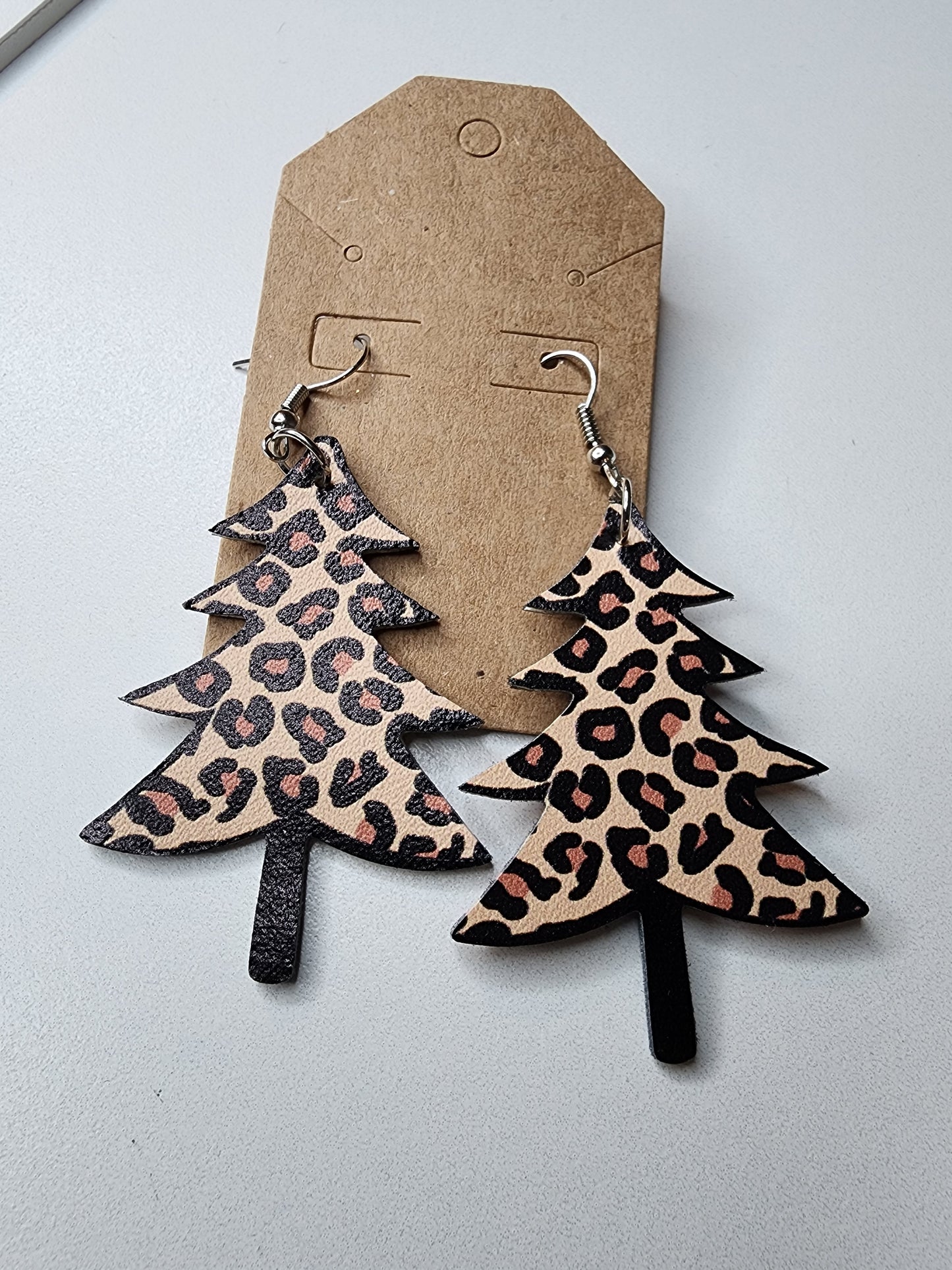 Leopard Tree Earrings