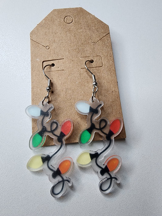 Christmas Lights Earrings