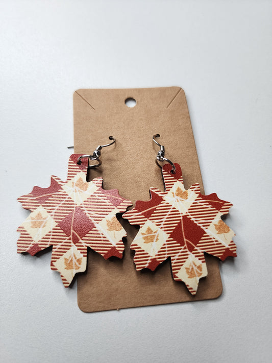 Leaf Dangle Earrings