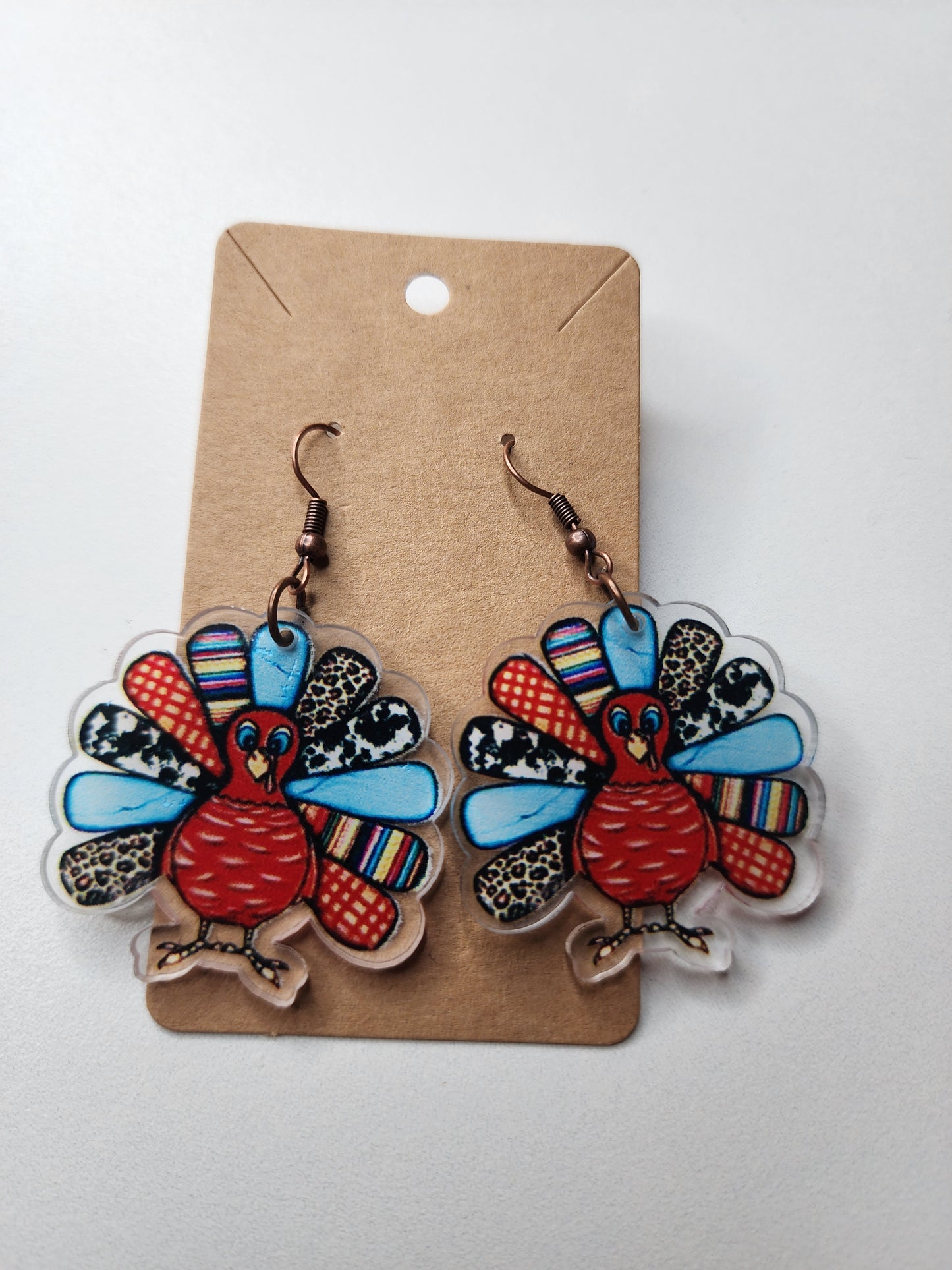 Colorful Leopard Turkey Earrings