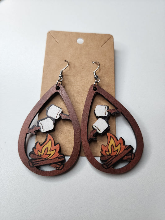 Campfire Teardrop Earrings