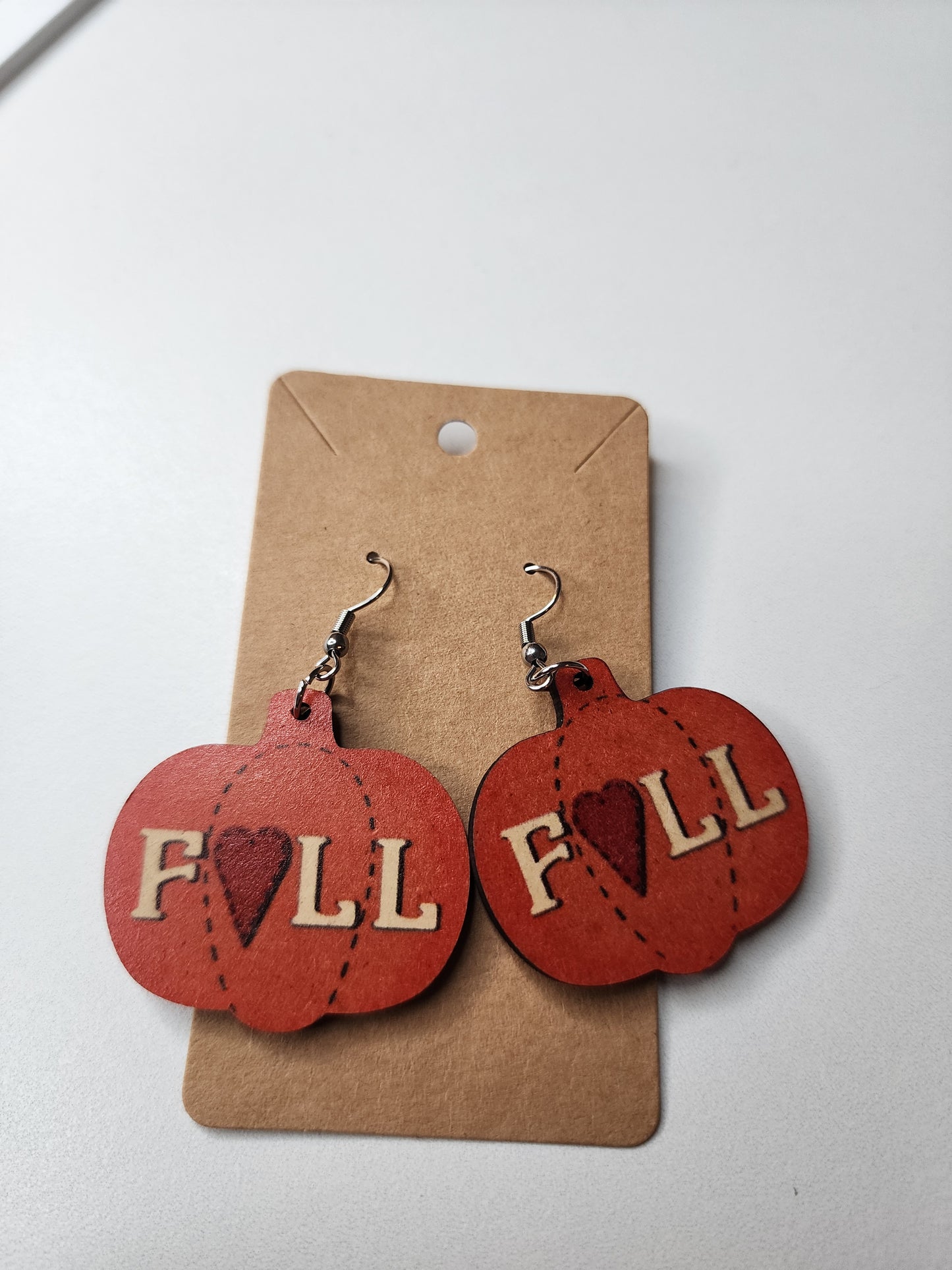 Fall Pumpkin Dangle Earrings