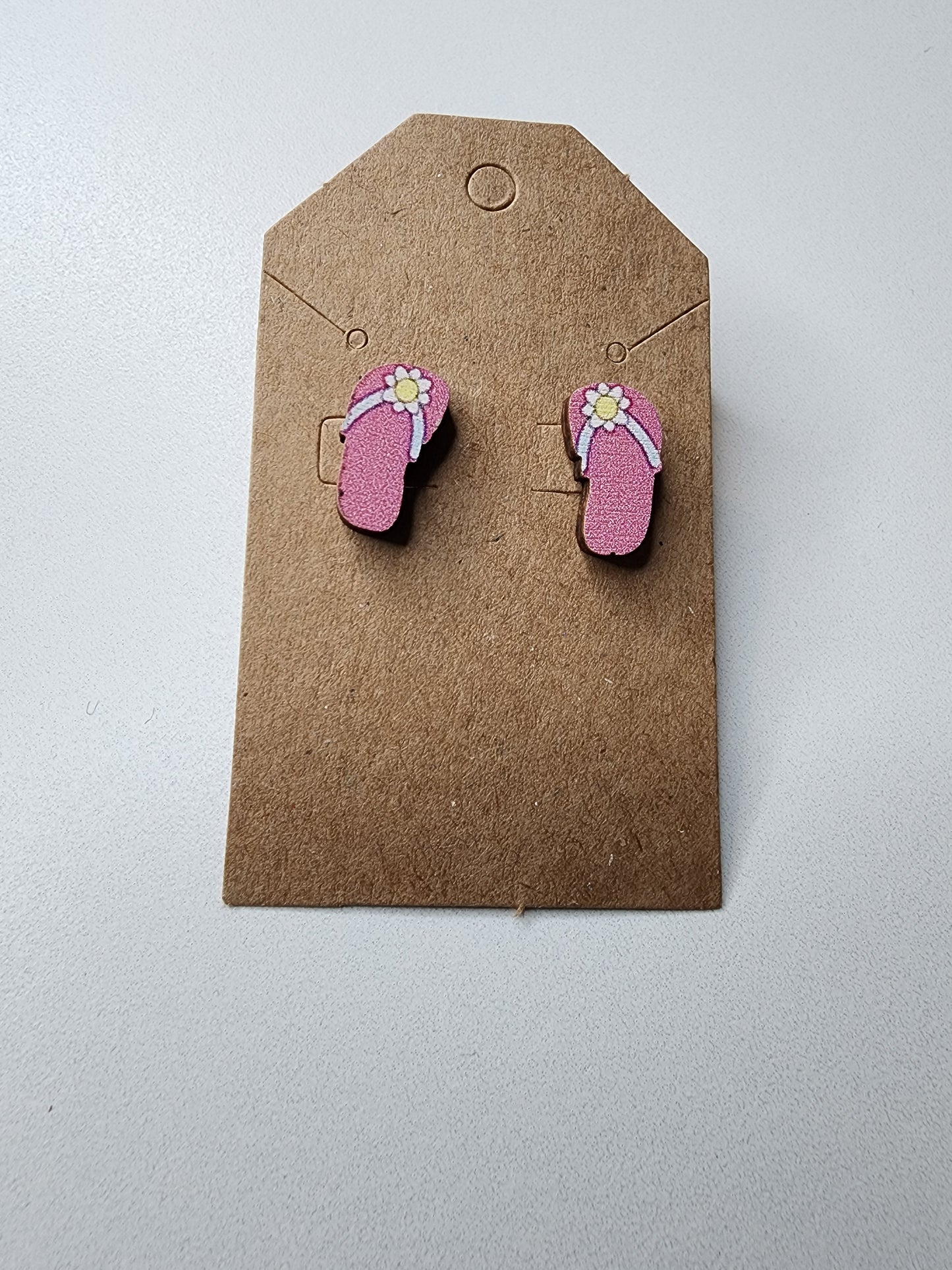 Flip Flop Pink Earrings