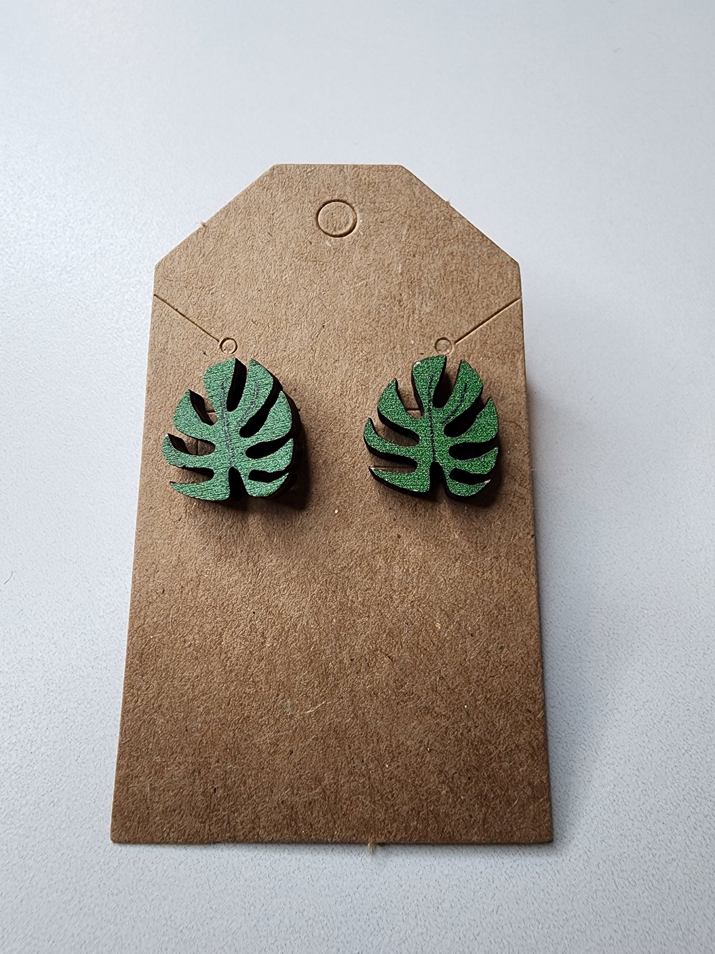 Beach Leaf Earrings