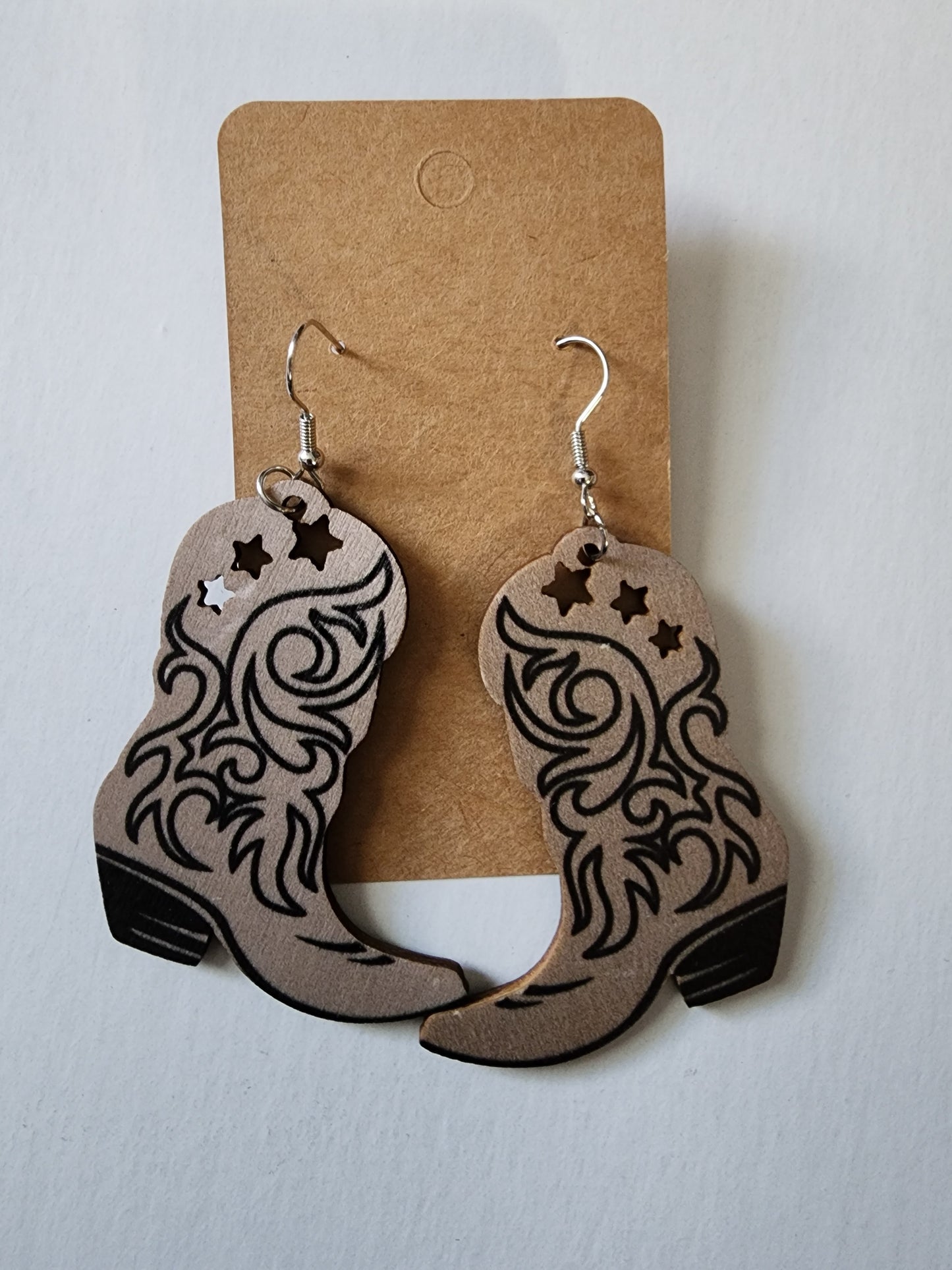 Cowgirl Boots (Light) Earrings