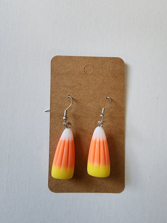 Candy Corn Dangle Earrings