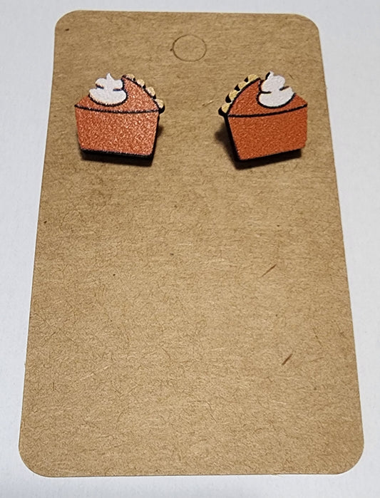 Pumpkin Pie Stud Earrings