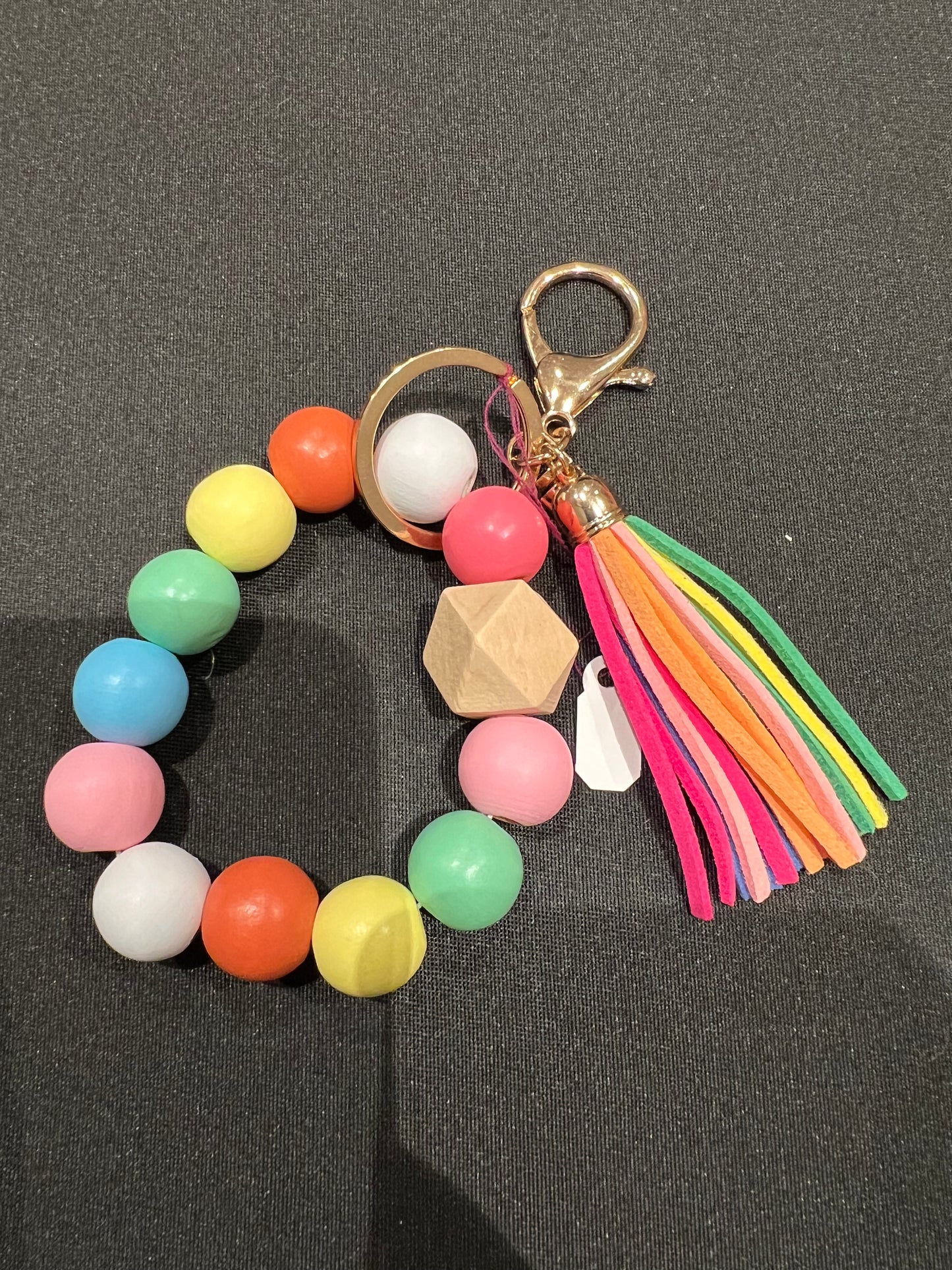 Beaded Wristlet Keychain