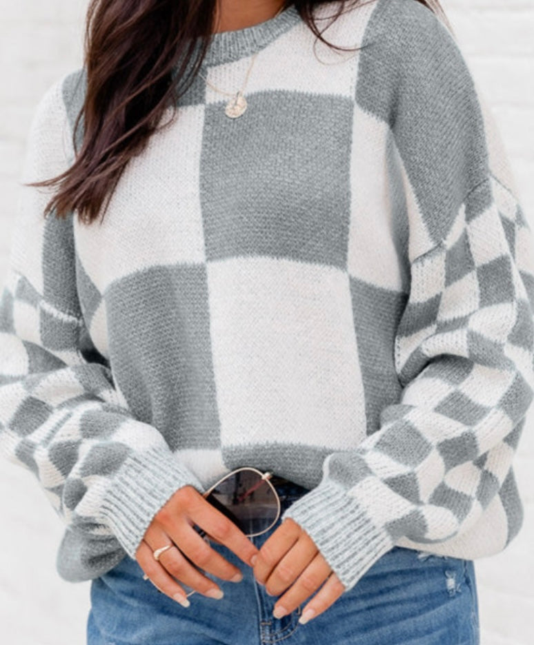 Checkered Sweater