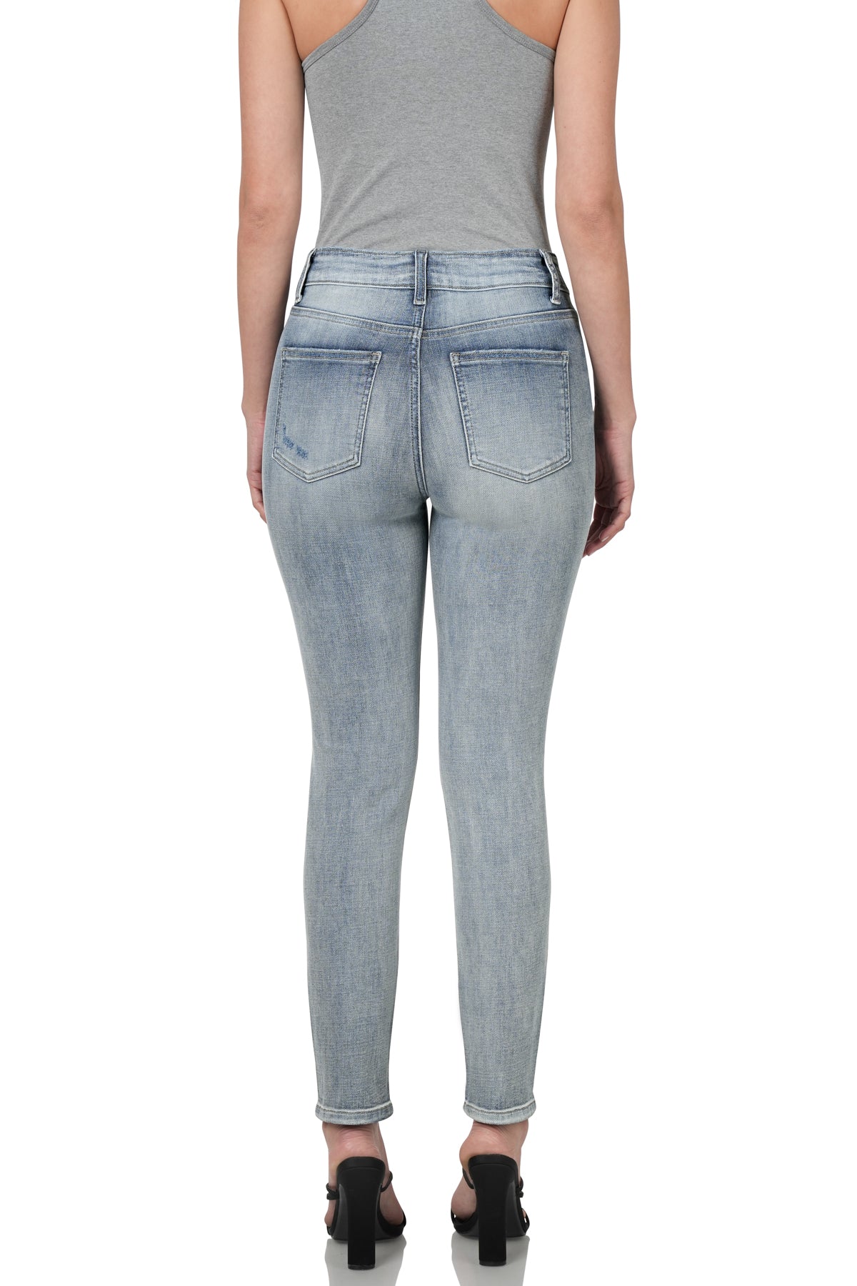 Distressed Skinny Jeans (Light)