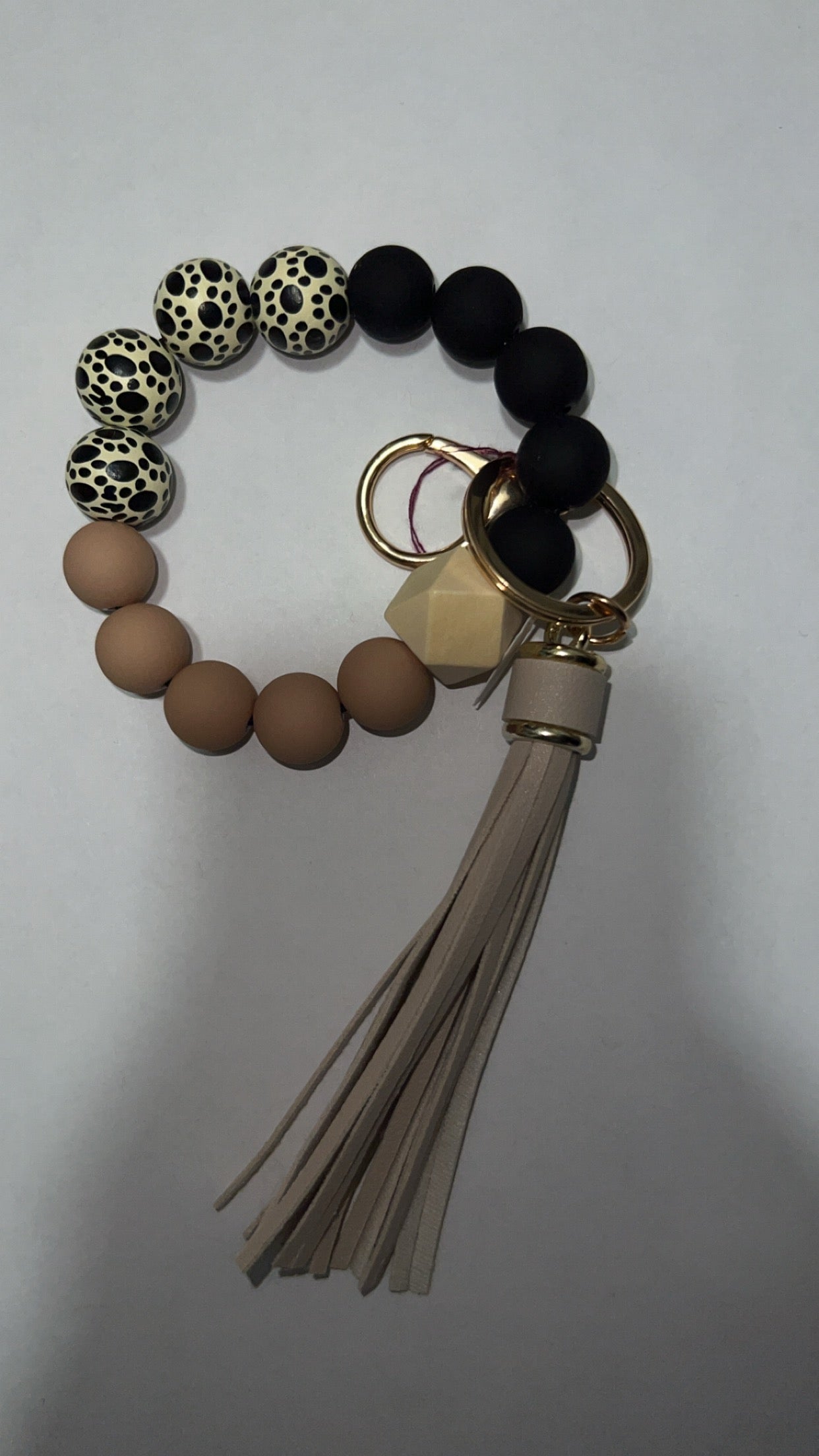 Beaded Wristlet Keychain