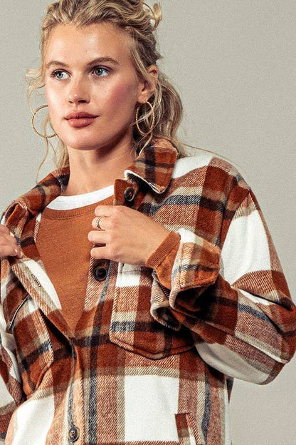Plaid Perfection Cozy Shacket