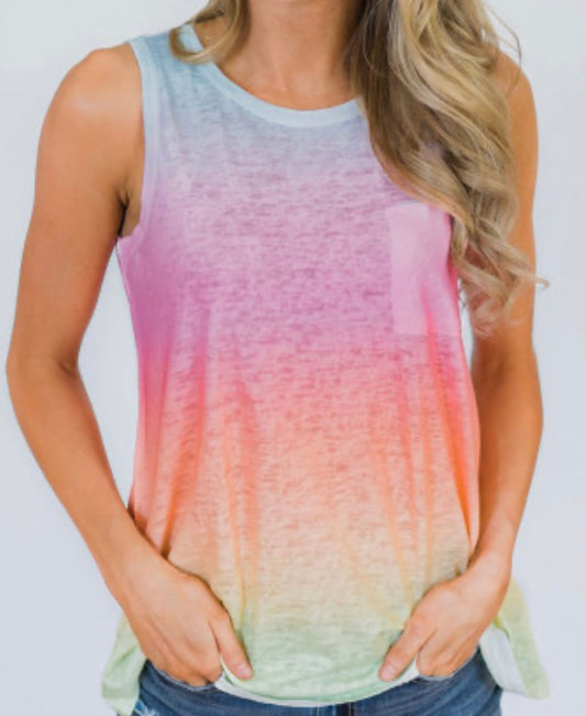 Ombré Summer Colors Tank