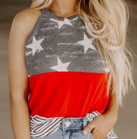 Vintage Stars and Stripes Tank