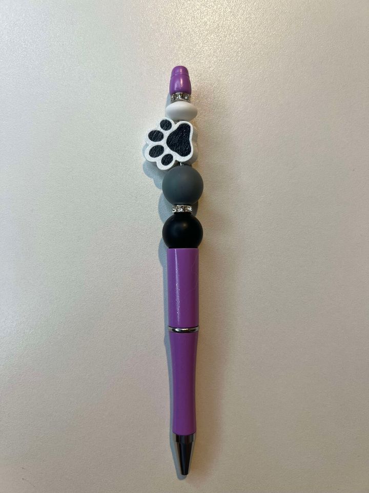 Beaded Pens-Burlington Grayhounds