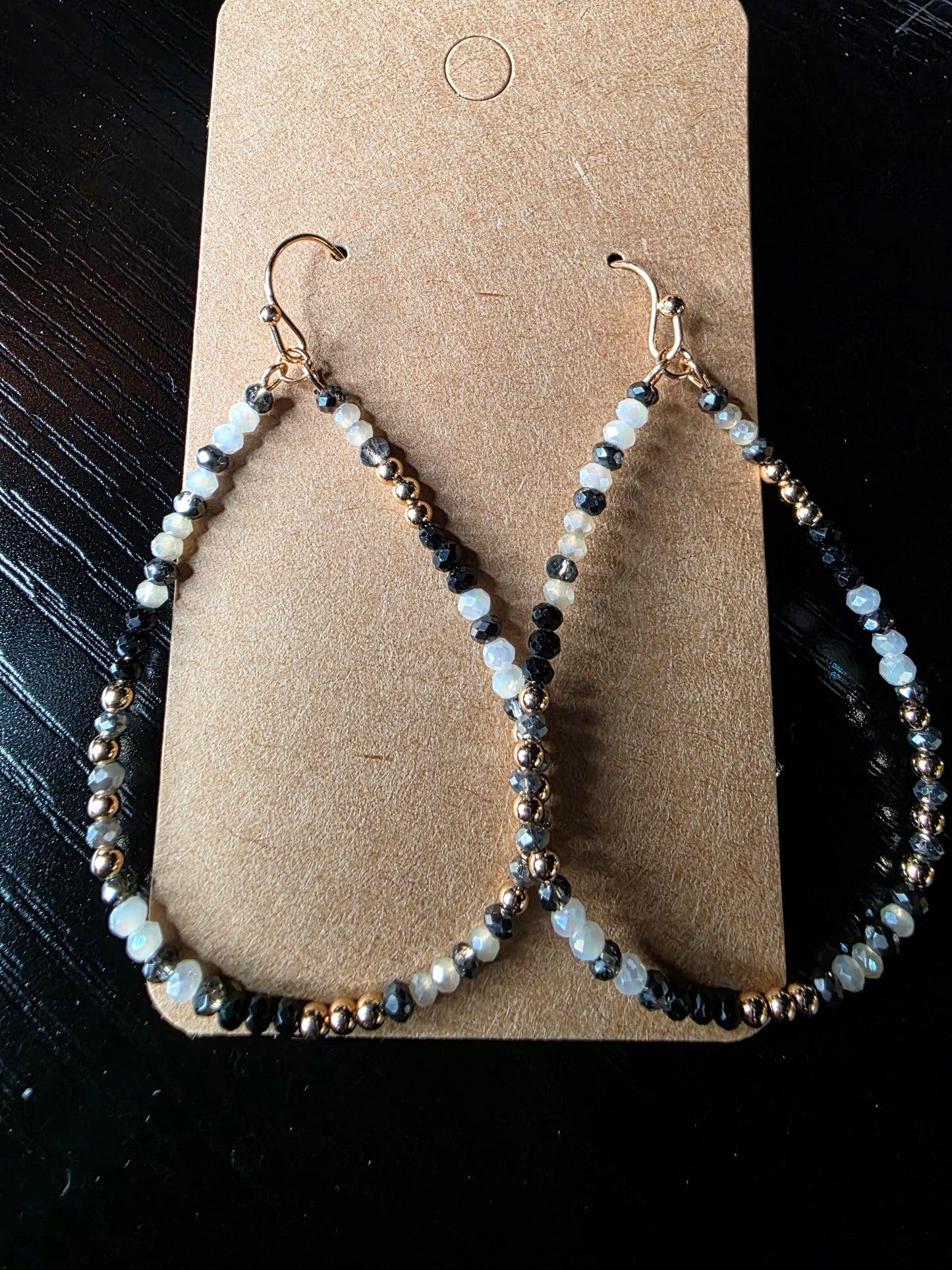 Midnight Boho Teardrops Earrings