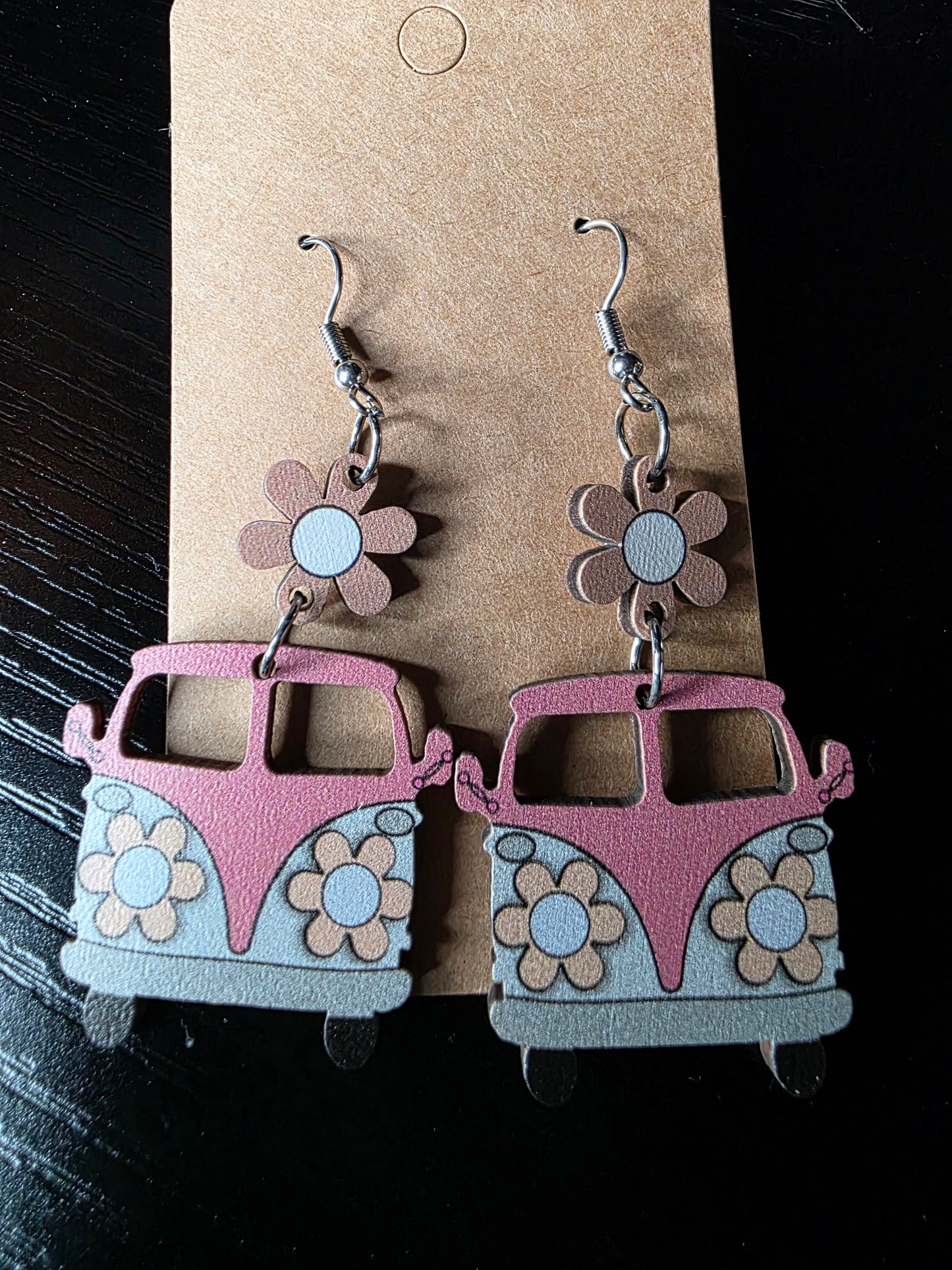 Retro Van Earrings