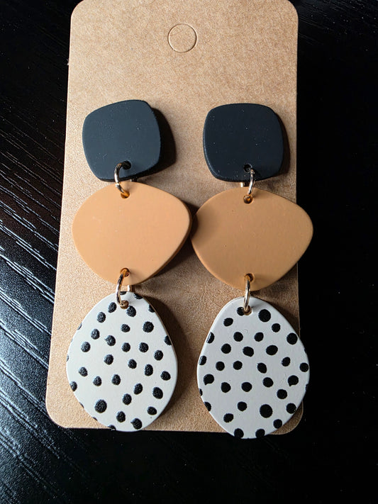 Pumpkin Spice Layers Earrings