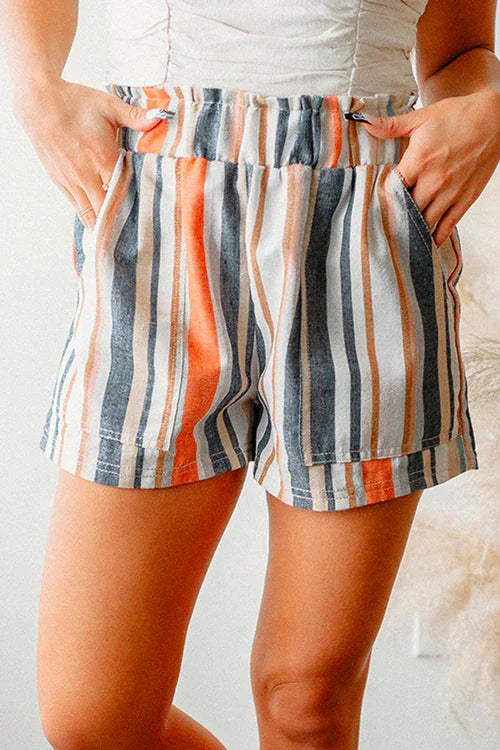 Striped Spring Shorts