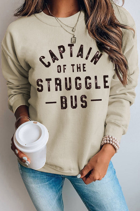 Captain of the Struggle Bus Crewneck