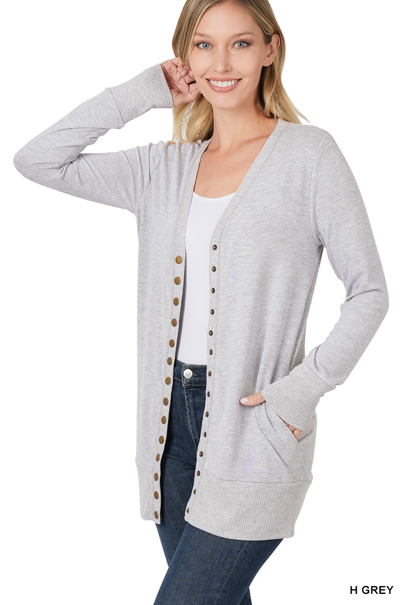 Snap Button Cardigan