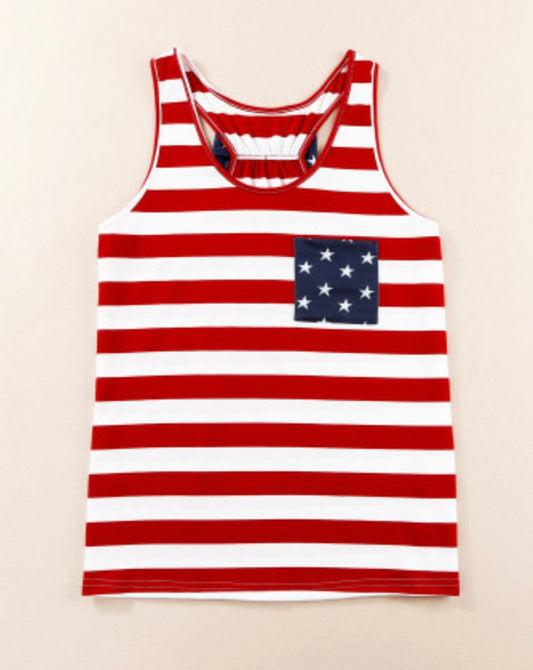 Stars & Stripes w/ Racerback Tank